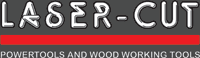 laser-cut logo