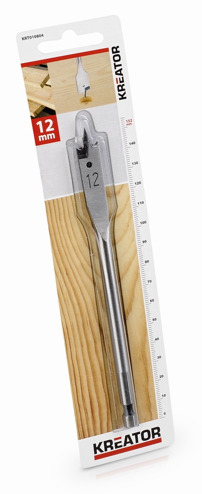 KRT010804 - Plochý vrták do dřeva 12 x 152 mm