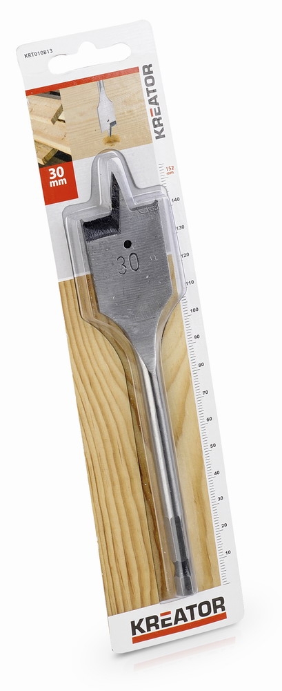 KRT010813 - Plochý vrták do dřeva 30 x 152 mm