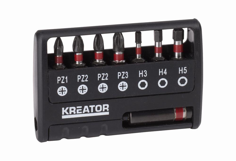 KRT064263 Sada rázových bitů 8 ks PZ/H KREATOR