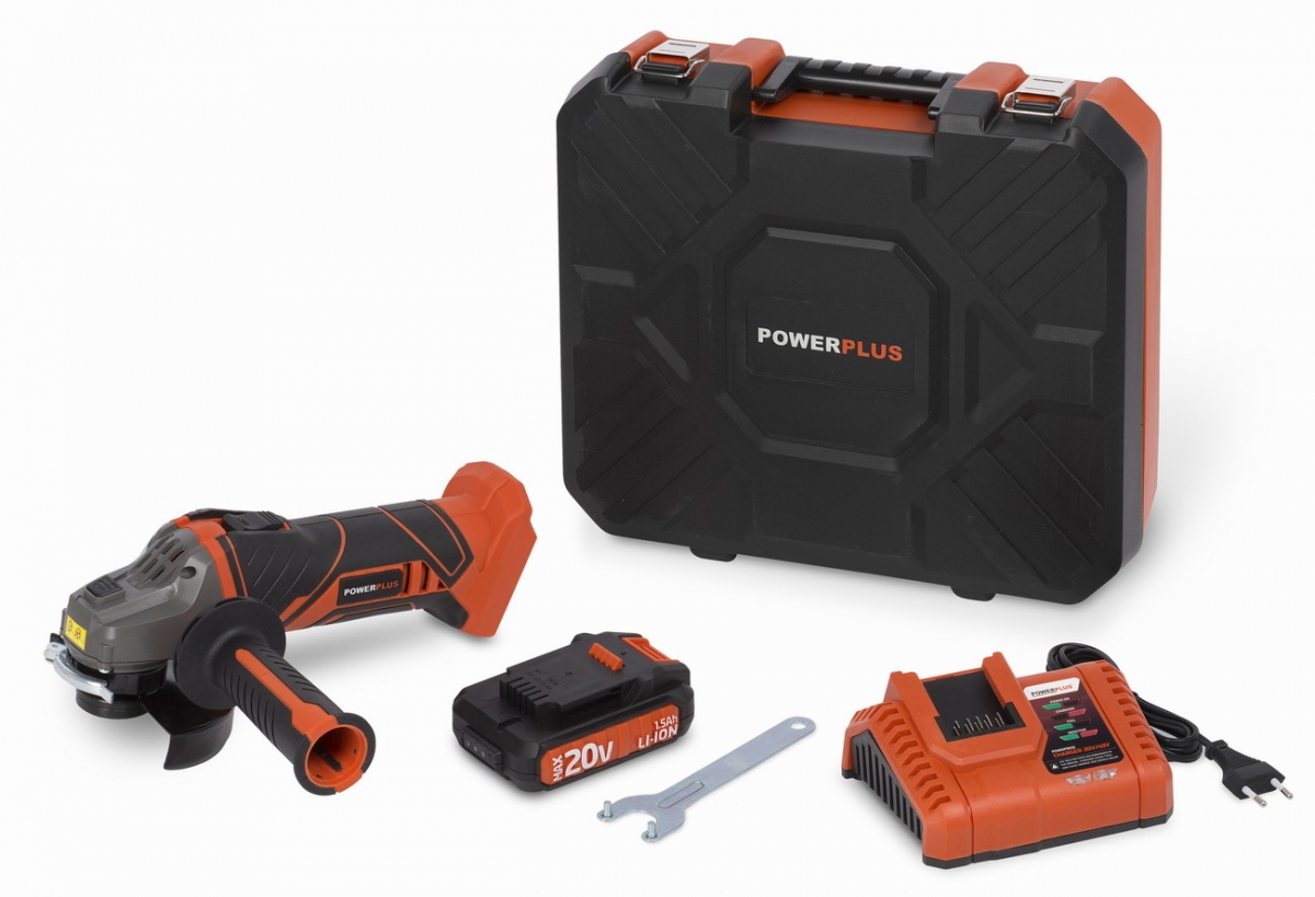 POWDP3515 Aku úhlová bruska 20V LI-ION POWERPLUS