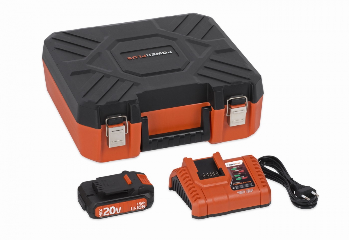 POWDP9066 Nabíječka 20V/40V  plus  Baterie 20V LI-ION 1,5Ah POWERPLUS