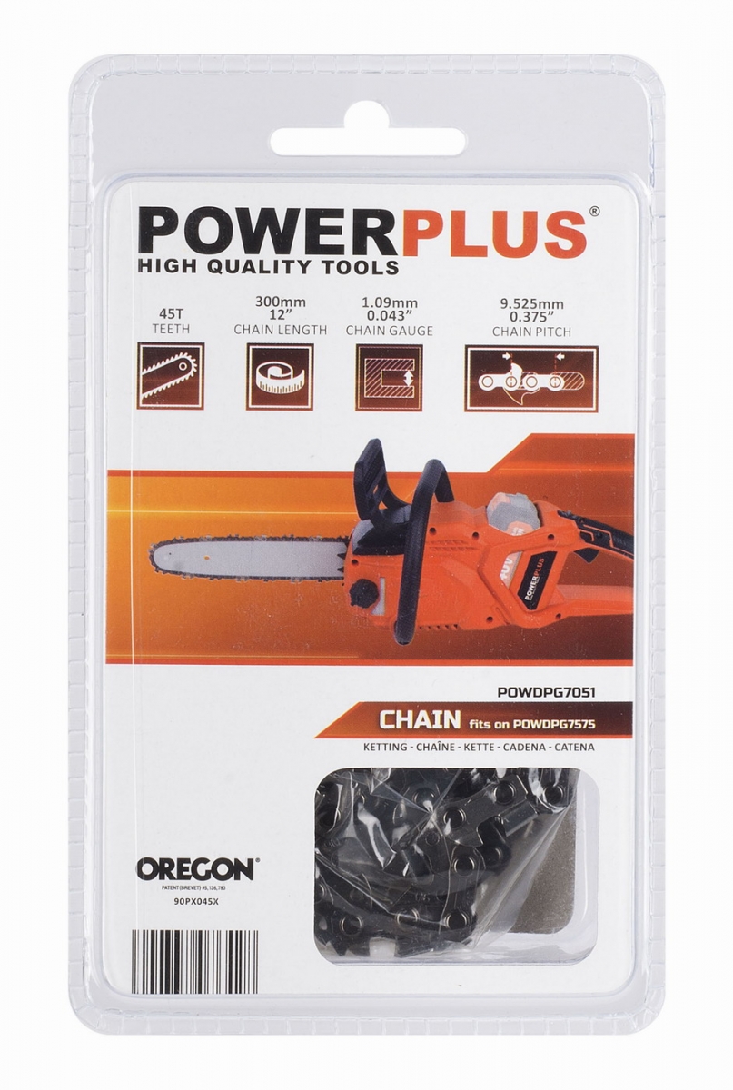 POWDPG7051 Pilový řetěz pro POWDPG7575 12" 300mm 45T OREGON POWERPLUS