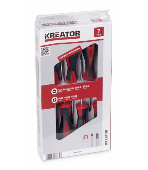 KRT400002 Sada skrutkovačov 7ks SL / PH