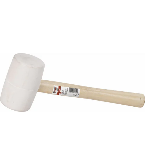 KRT904005 Gumová palice bílá 700g - Dřevěná násada