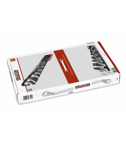 KRT500006 Sada oboustranných očkových klíčů 6-32mm - 12ks