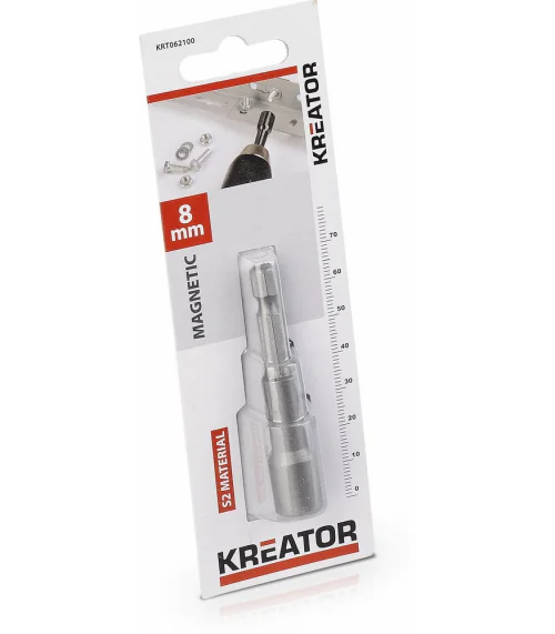 KRT062100 Nástrčný klíč magnetický 8 mm