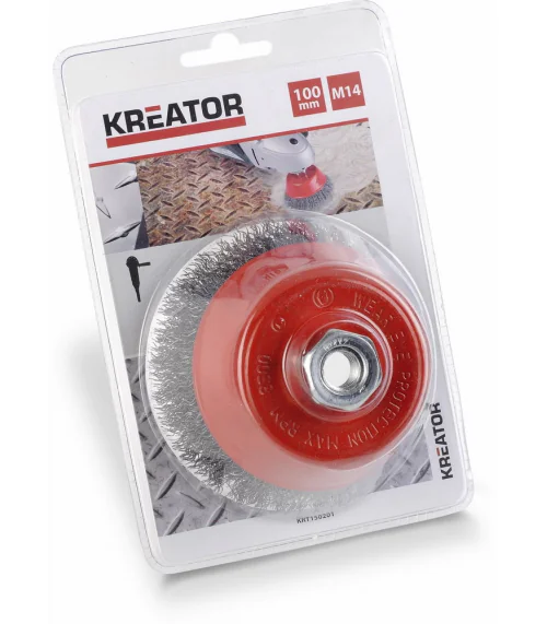KRT150201 Brusný ocelový kartáč M14 - 100mm