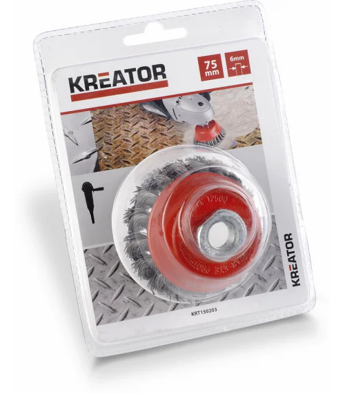 KRT150203 Brusný copánkový kartáč M14-75mm