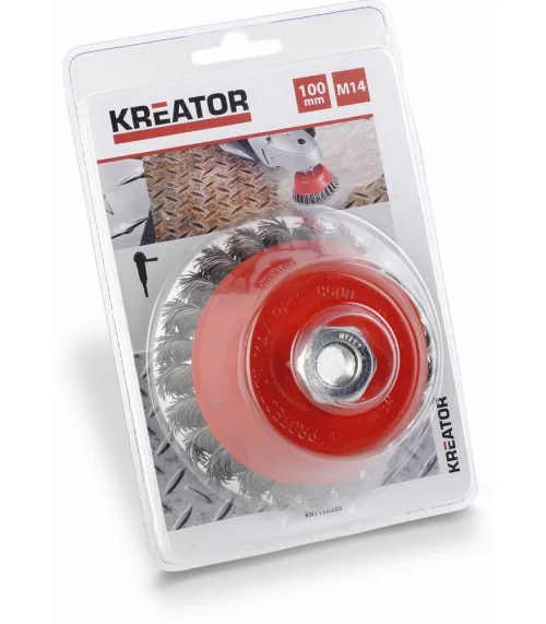 KRT150205 Brusný copánkový kartáč M14-100mm