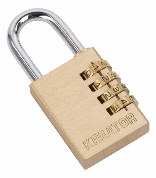 KRT557011 Visací zámek kombinační 60mm čtyřmístný kód