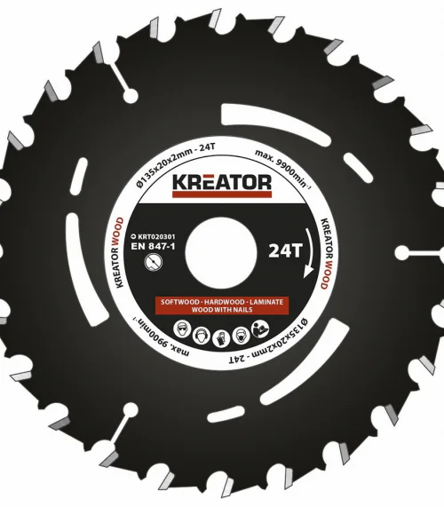 KRT020301 Pílový kotúč pre ponorné píly 135mm, 24T