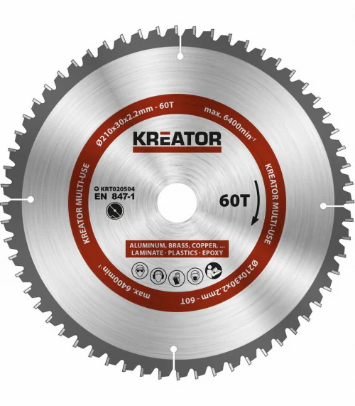 KRT020504 Pílový kotúč univerzálny 210mm, 60T