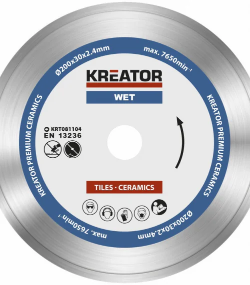 KRT081104 Diamantový kotouč celoobvodový 200mm PREMIUM