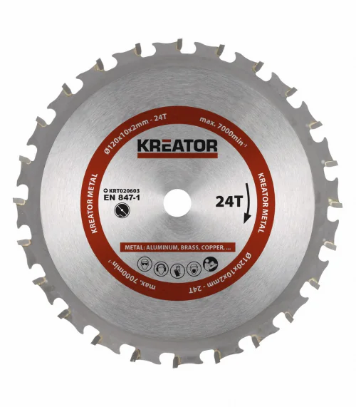KRT020603 Pílový kotúč na kov 120 mm, 24 Z