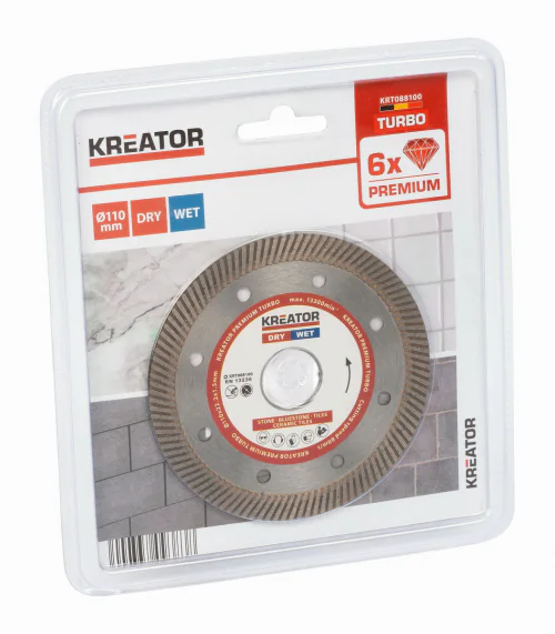 KRT088100 Diamantový kotouč celoobvodový 110mm PREMIUM TURBO