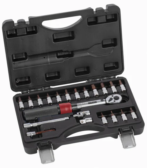 KRT503101 Momentový klíč SET 21 ks 1/4