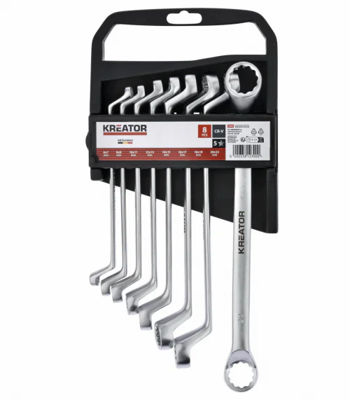 KRTH30004 Sada oboustranných očkových klíčů 6-22mm - 8ks