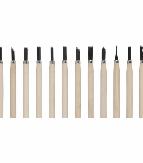 KRTH23602 Mini dláta na dřevo sada 12ks