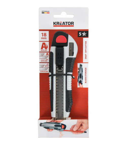 KRTH00205 Odlamovací nůž 18 mm včetně ořezávátka na tužky