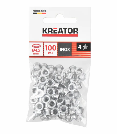 KRTH62503 Nýtovací očka hliník 4,5mm 100ks