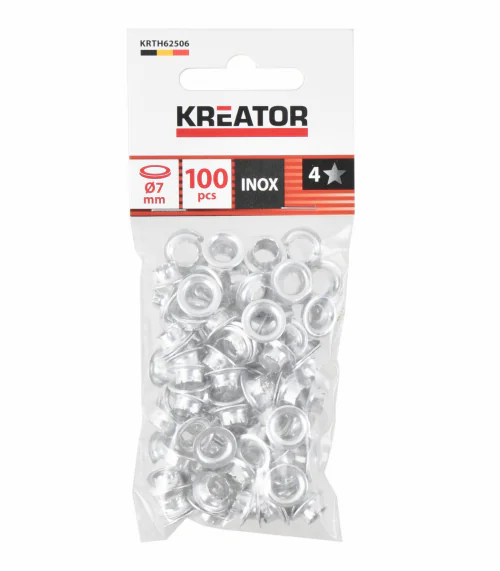 KRTH62506 Nýtovací očka hliník 7mm 100ks