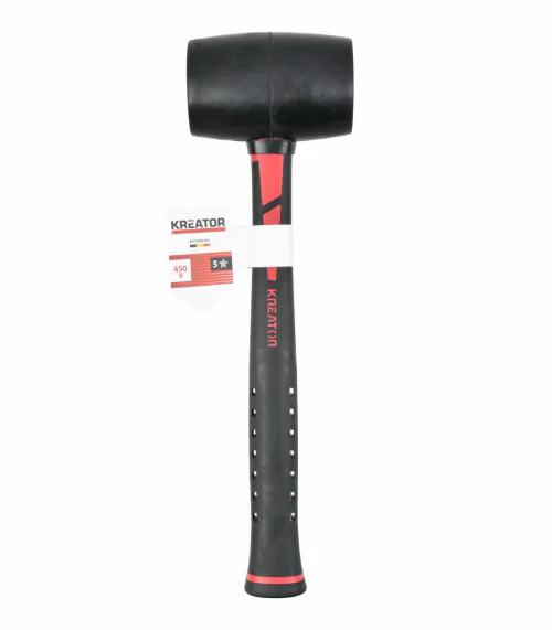 KRTH90701 Gumová palice černá 450g - Sklolaminátová násada