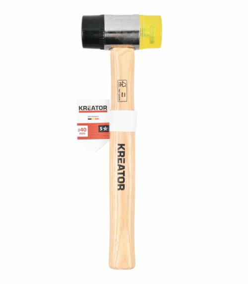 KRTH90607 Gumová/plastová palice 300g - Dřevěná násada