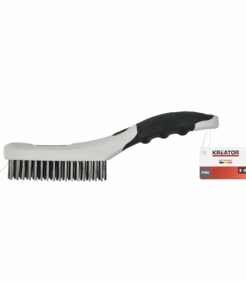 KRTH50005 Ruční drátěný ocelový kartáč, plastový