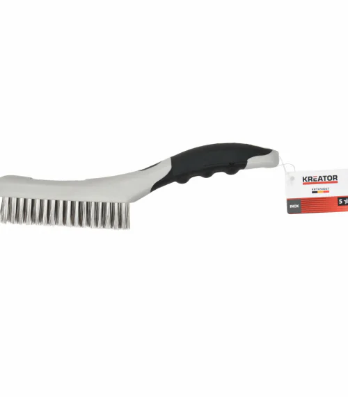 KRTH50007 Ruční drátěný nerezový kartáč, plastový