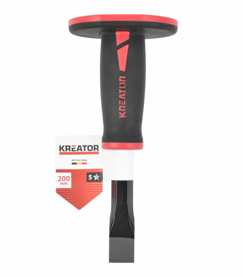 KRTH23906 Sekáč ruční plochý s ochranou 21 x 200mm