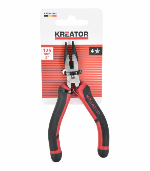 KRTH62101 Kleště prodloužené ploché 125mm MINI