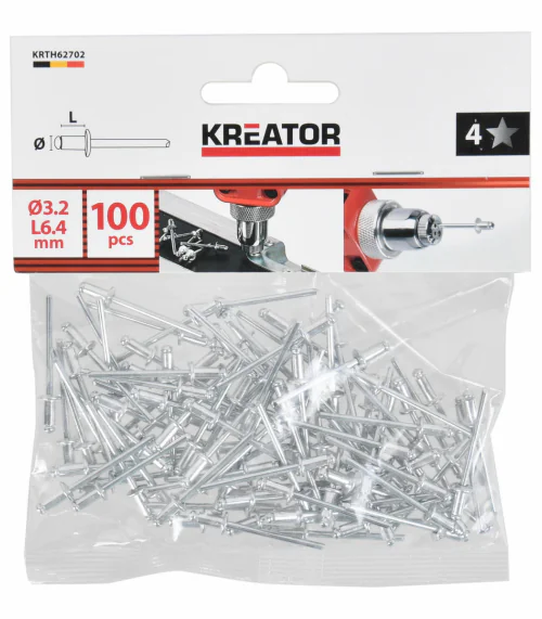 KRTH62702 Trhacie nity 3,2x6,4mm 100ks