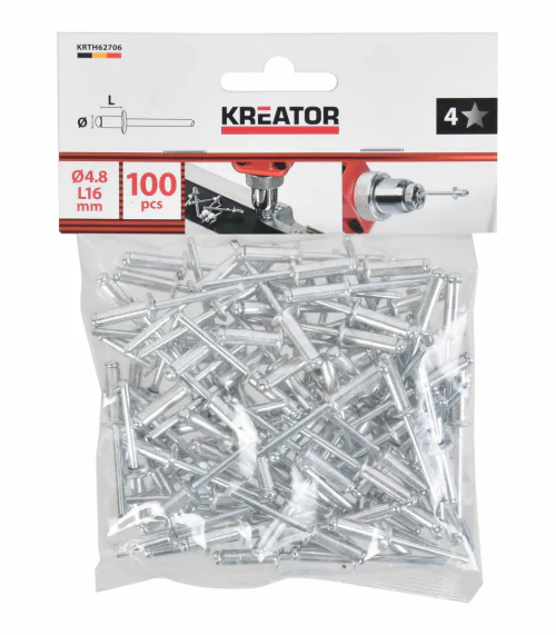 KRTH62706 Trhacie nity 4,8x16mm 100ks