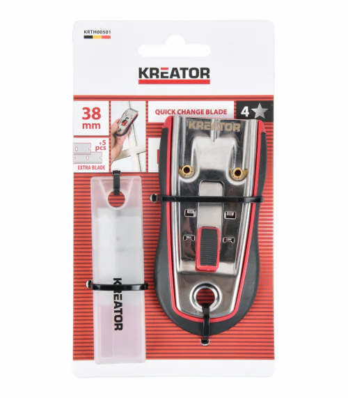 KRTH00501 Kovová škrabka + 5ks břitů