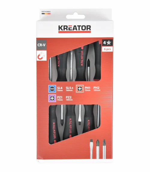KRTH20001 Sada šroubováků 6ks SL/PH/PZ