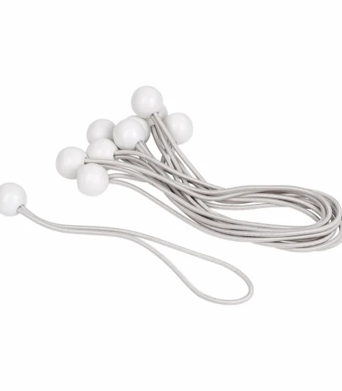 KRTH40906 Upínací gumy s kuličkou 4mm, 25cm 10ks